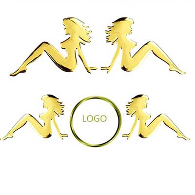 Sticker cô gái (Vàng)